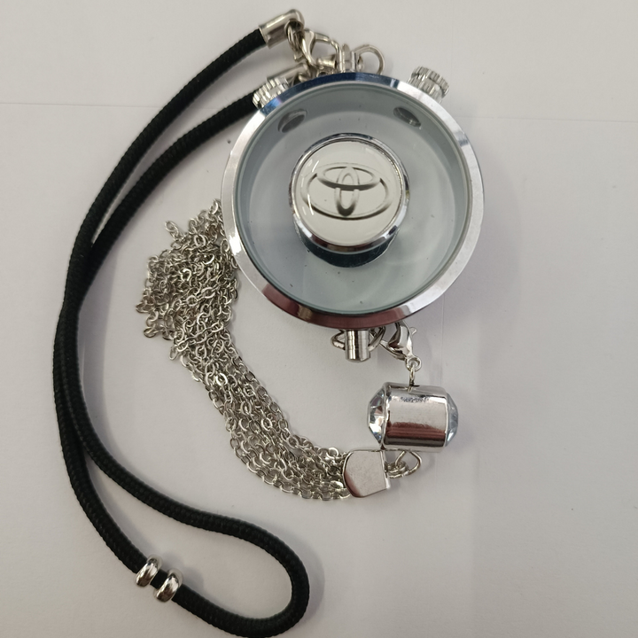 Car perfume bottle with logo
