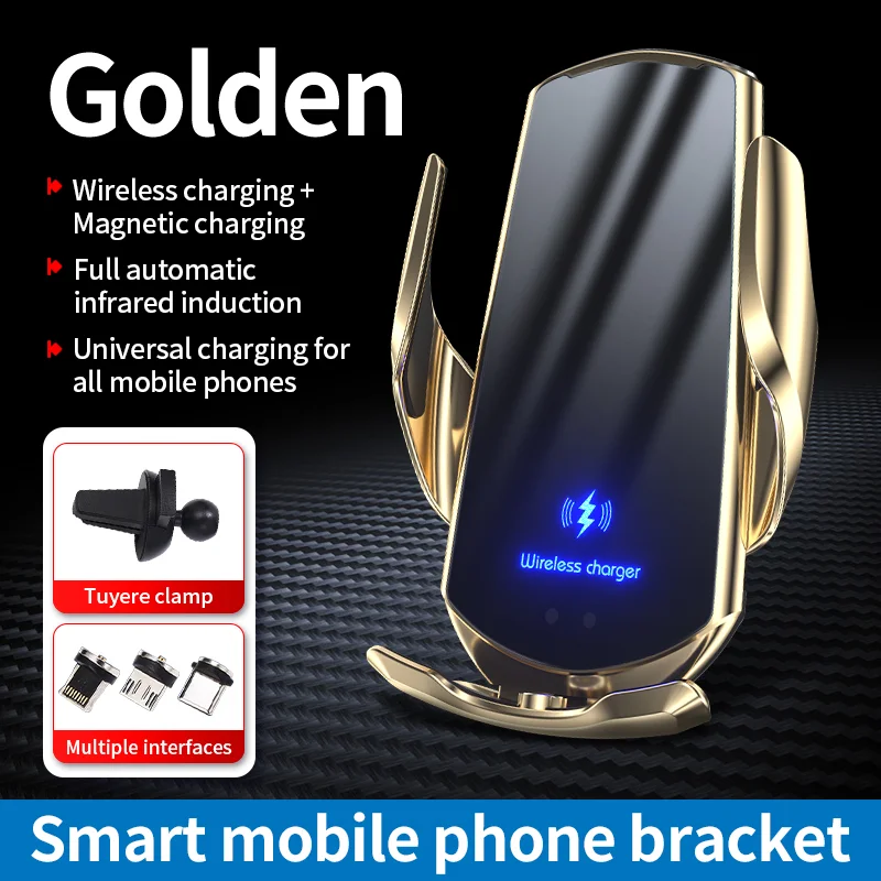🔥HOT SALE🔥Car Logo Customized Mobile Phone Holder For Wireless Charging In The Car