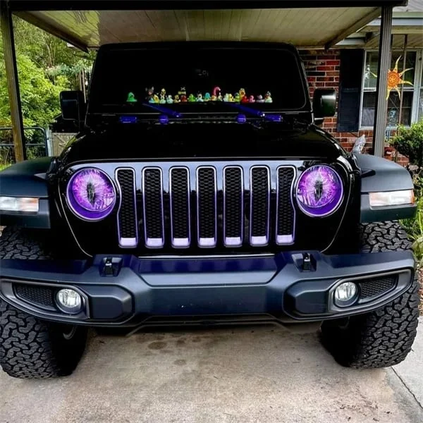Wrangler Beast Eye Headlight Decal (Pair)