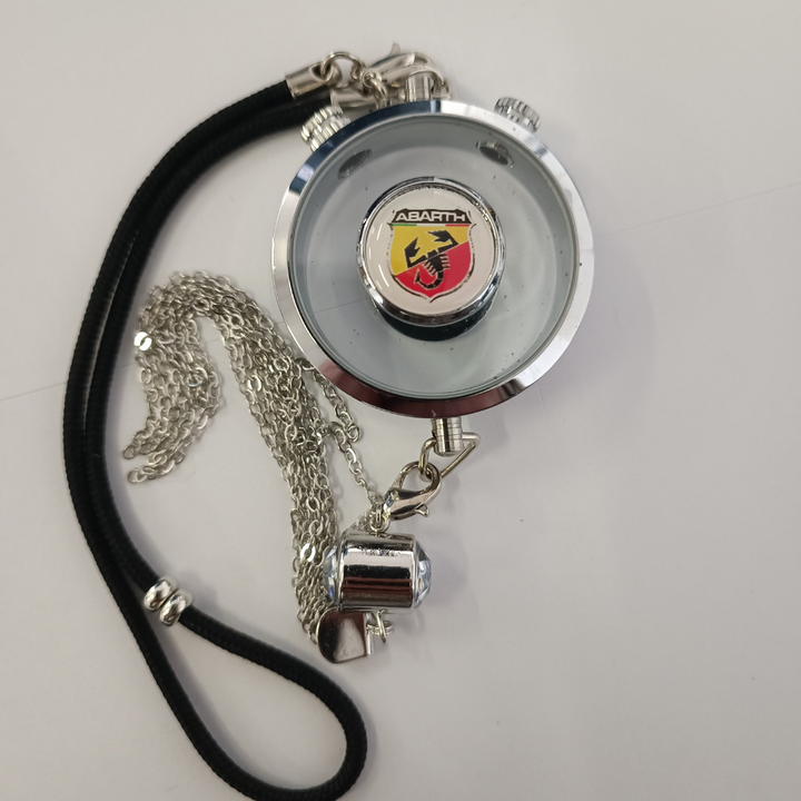 Car perfume bottle with logo