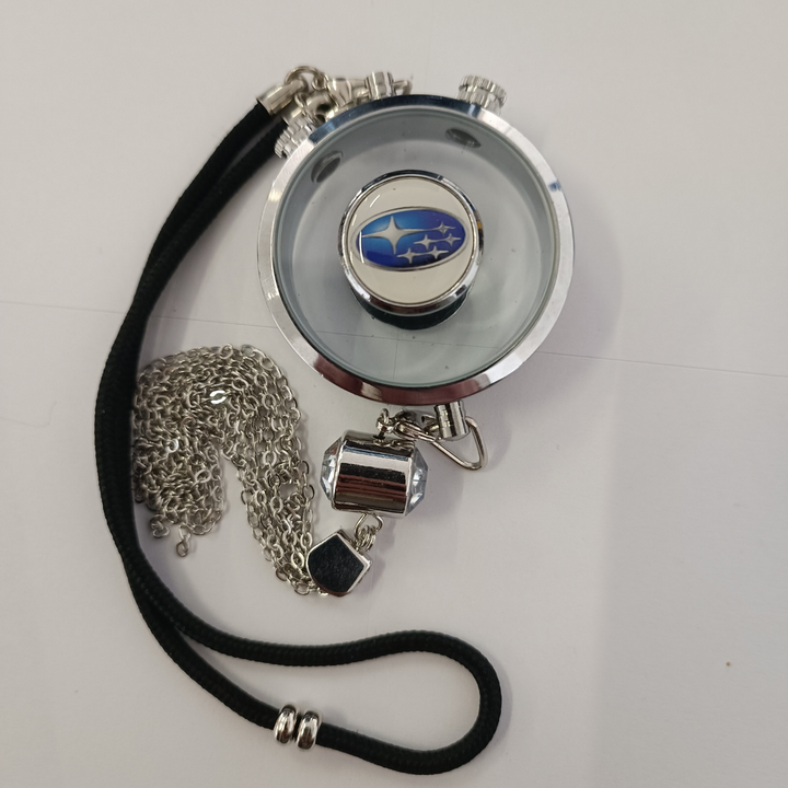 Car perfume bottle with logo