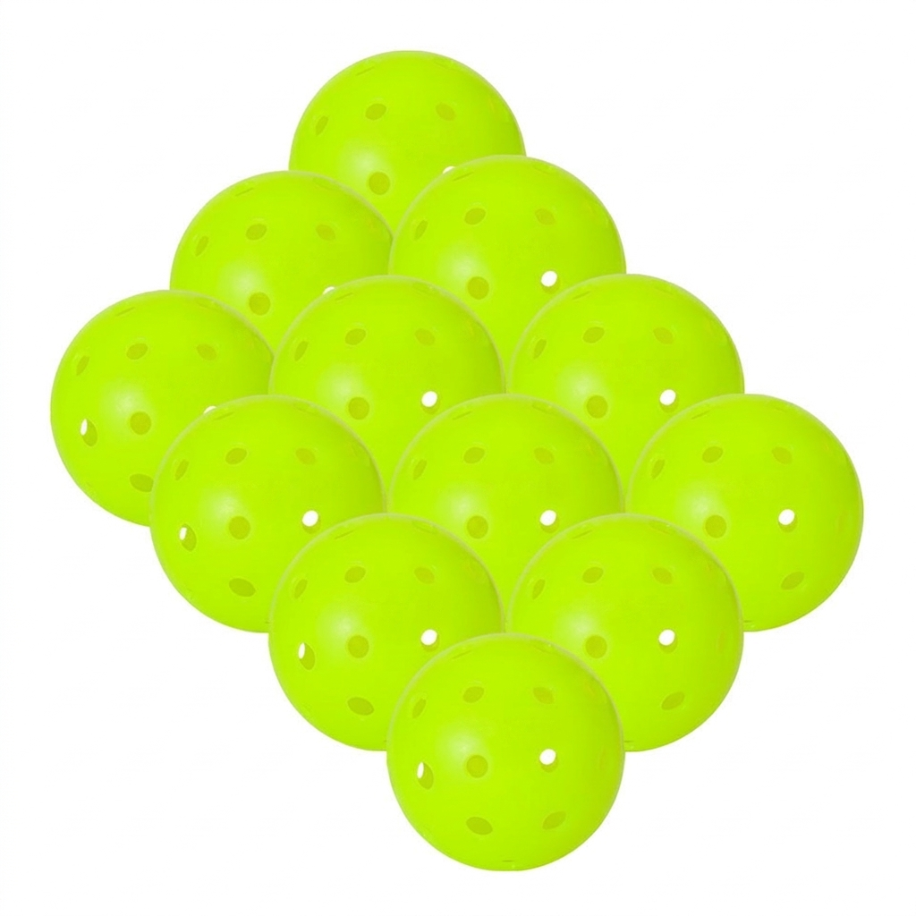 Indoor & Outdoor Pickleball Balls – Tournament Quality Tpe Balls For Training & Competition - Orange - 12-pack - image 6