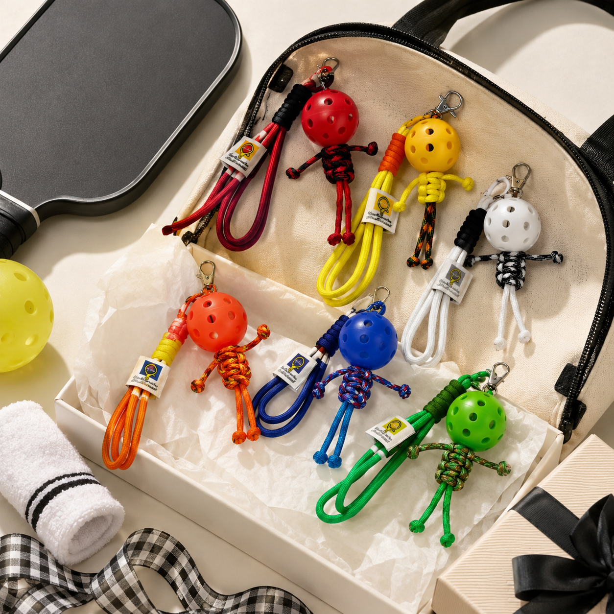 Lucky Court Buddy™ – Mini Pickleball Bag Charm & Keychain - image 11
