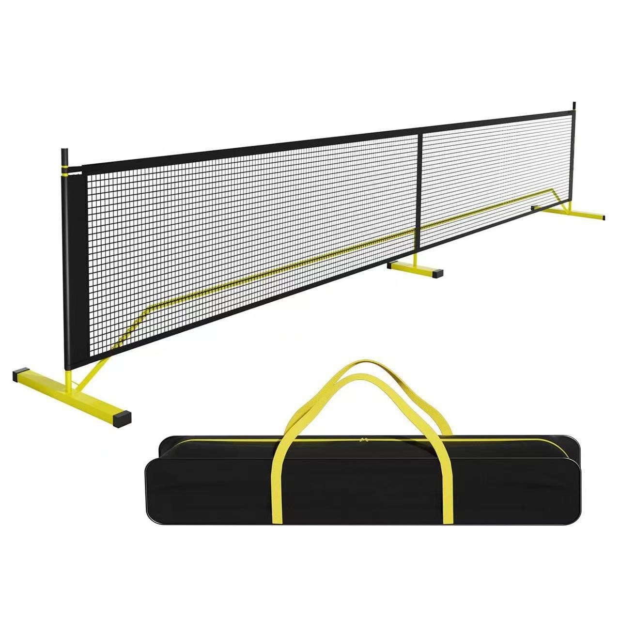 Portable Pickleball Net – Easy Setup Court Net For Backyard, Parks & Practice - Yellow - image 2