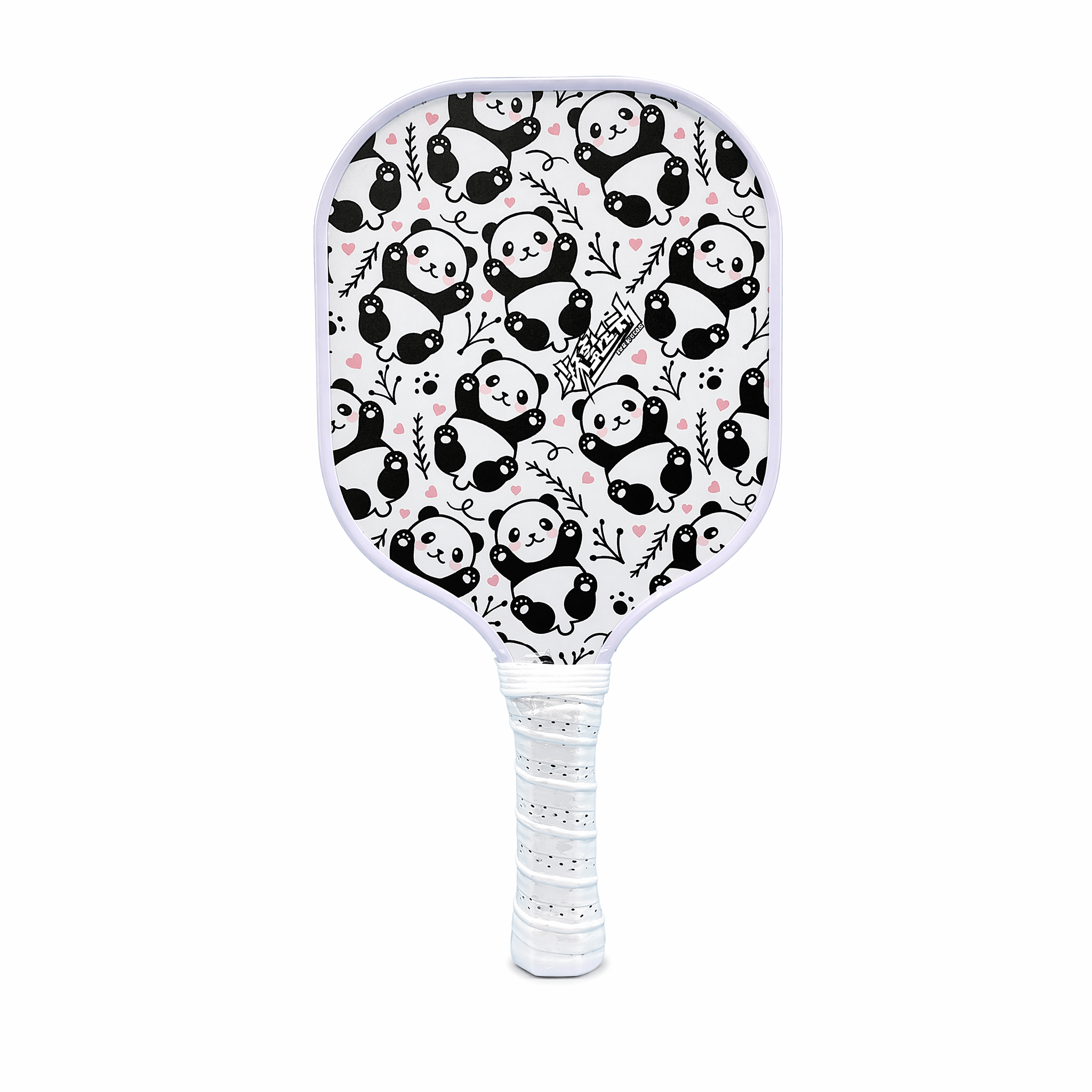 Junior Pickleball Paddle Set – Lightweight Paddle Designed For Kids & Beginners - Children taking pictures of panda patterns - image 1