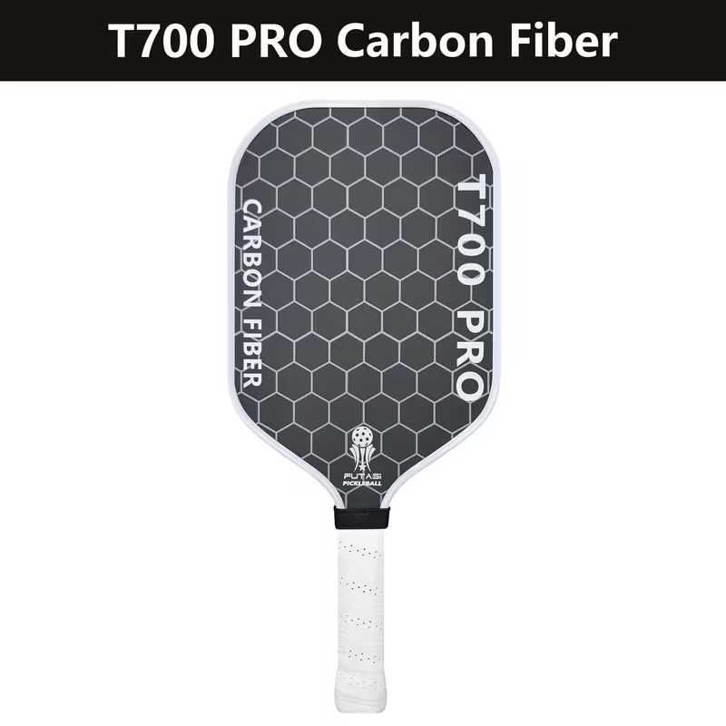 Woven T700 Carbon Fiber Pickleball Paddle, Matte Surface, Shock Absorbing Honeycomb Core, Non-slip Noise-reduction Handle - image 9