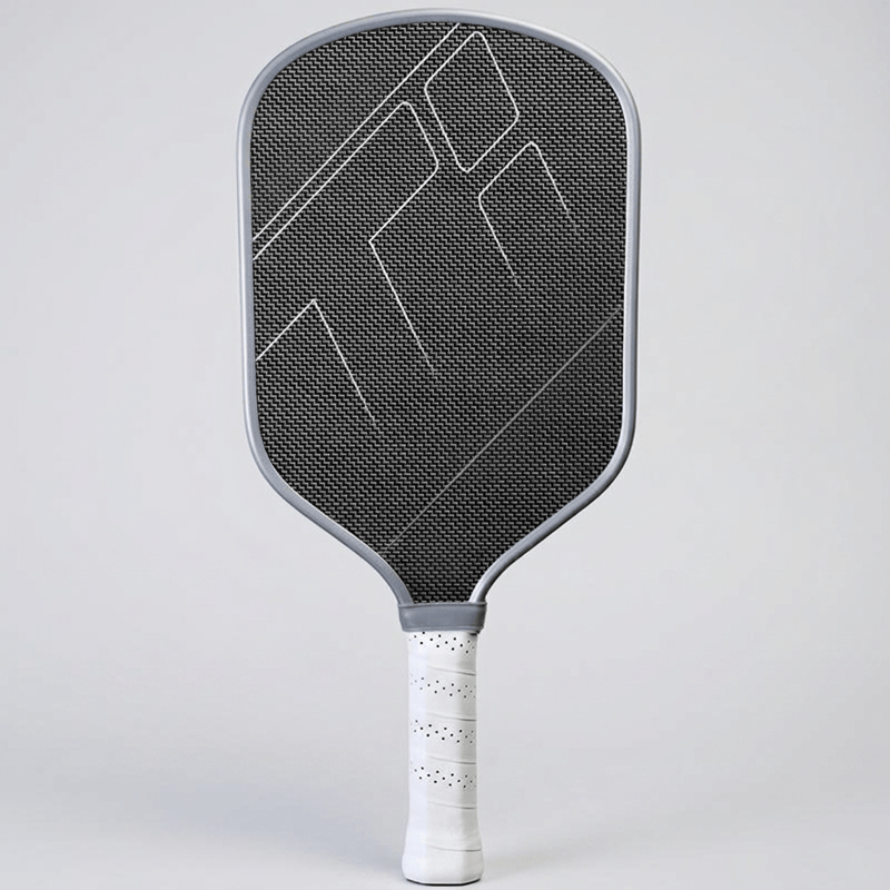 Fiberglass Pickleball Paddle With Textured Surface – Lightweight Control Paddle - Grey - image 1