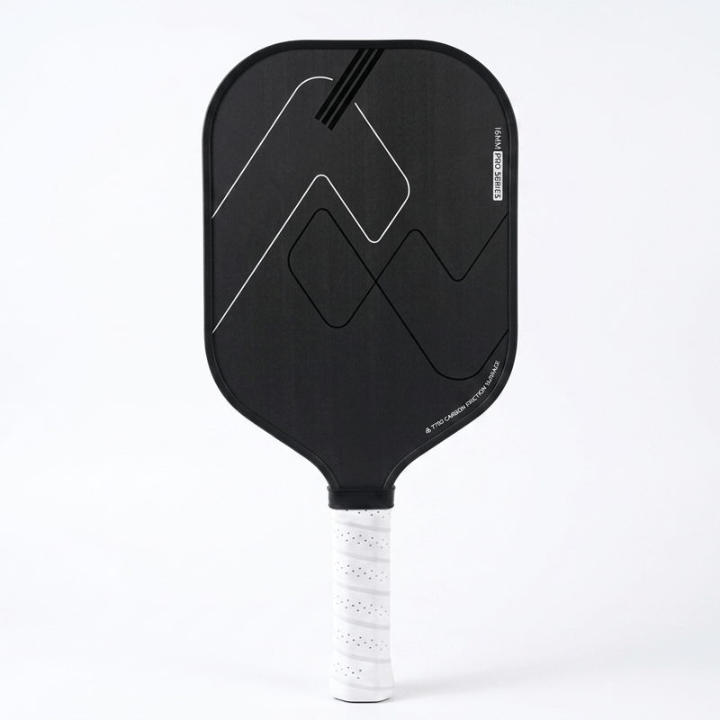 Elite T700 Raw Carbon Fiber Pickleball Paddle – Carbon Friction Surface | Usa Pickleball Approved - Black - image 6