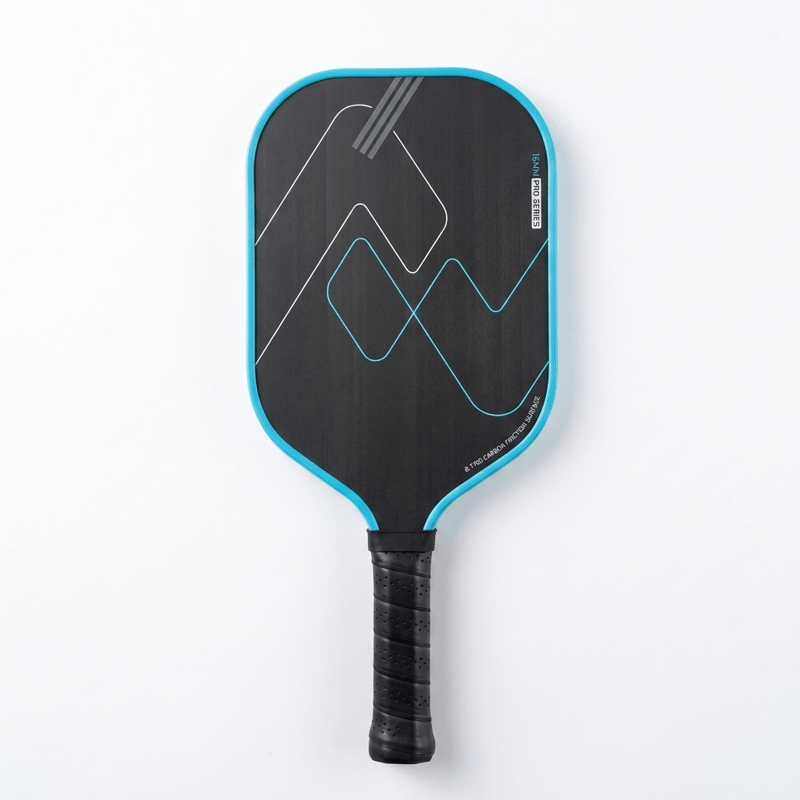Elite T700 Raw Carbon Fiber Pickleball Paddle – Carbon Friction Surface | Usa Pickleball Approved - Blue - image 1
