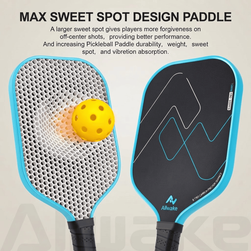 Elite T700 Raw Carbon Fiber Pickleball Paddle – Carbon Friction Surface | Usa Pickleball Approved - image 5