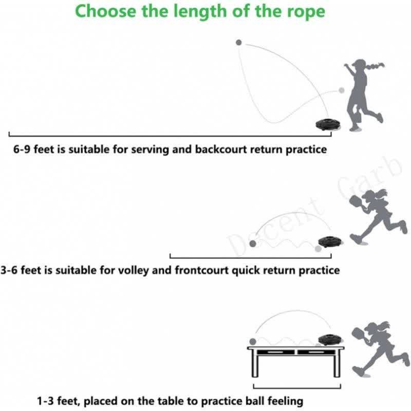 Pickleball Rebound Trainer,Solo Pickleball Training, Pickleball Trainer With Rope, Pickleball Training Tools-suitable For Indoor - image 7