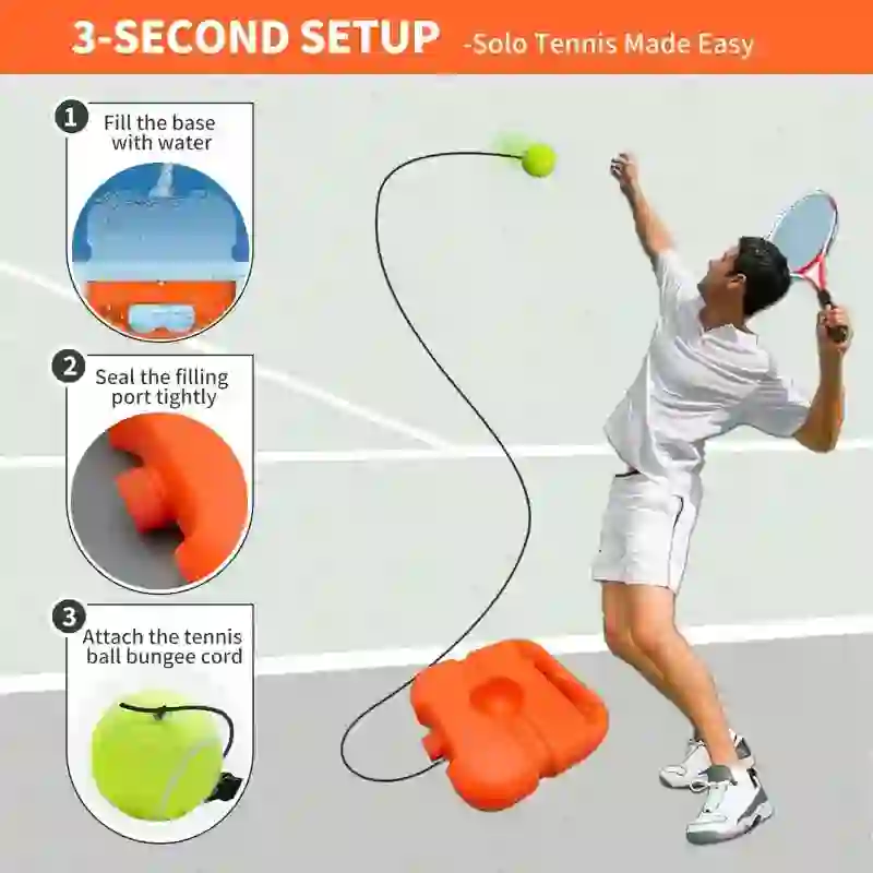 Pickleball Rebound Trainer,Solo Pickleball Training, Pickleball Trainer With Rope, Pickleball Training Tools-suitable For Indoor - image 4