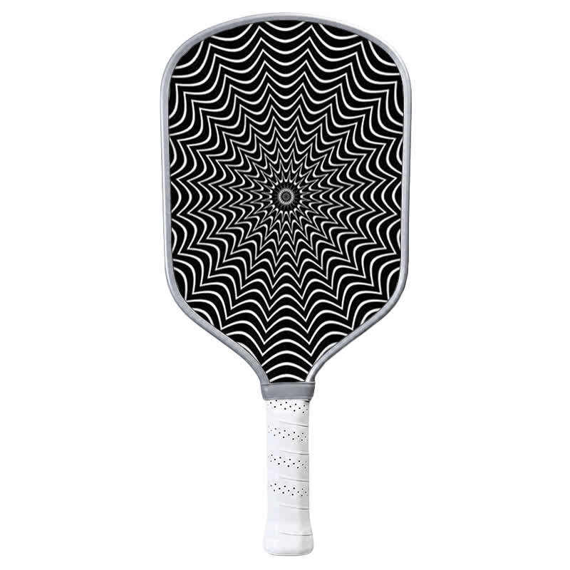 DINKADO Phantom Web™ Carbon Pickleball Paddle - Traditional Round - Carbon Fiber Face - Single Paddle - image 3