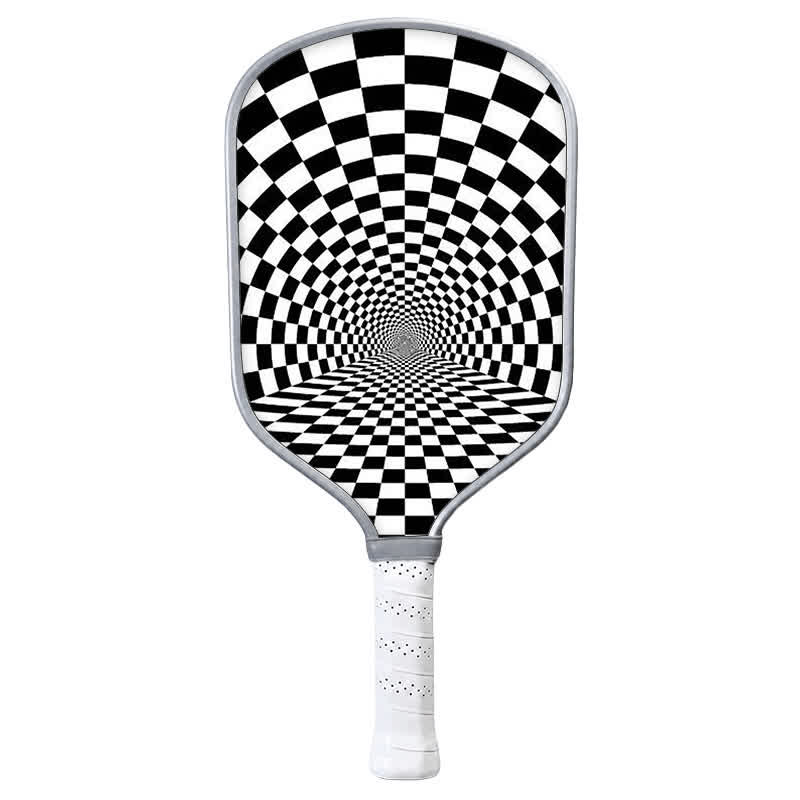DINKADO Checkpoint Tunnel™ Carbon Pickleball Paddle - Traditional Round - Carbon Fiber Face - Single Paddle - image 3