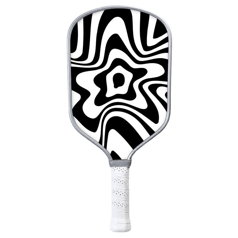 DINKADO Fluid Bloom™ Carbon Pickleball Paddle - Traditional Round - Carbon Fiber Face - Single Paddle - image 3