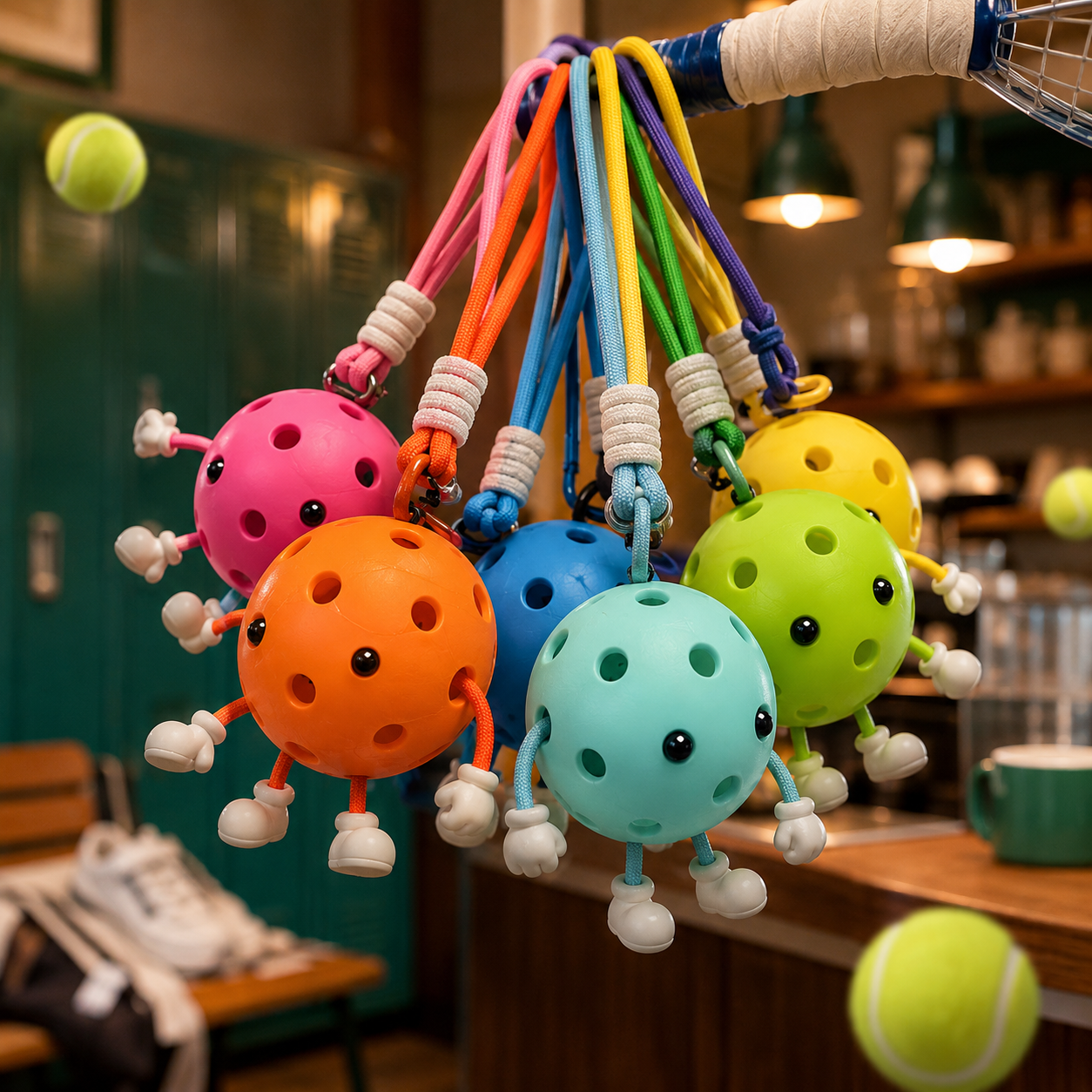 Court Buddy Pickleball Charm – Fun Keychain & Bag Accessory for Players - image 1