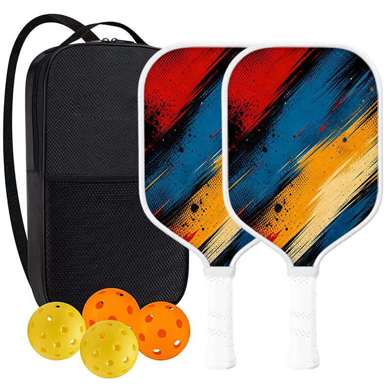 Dinkado 16mm T700 Carbon Fiber "Velocity Slash" Pickleball Paddle – USA Pickleball Approved - Elongated - Carbon Fiber Face - 2-Paddle Set - image 9