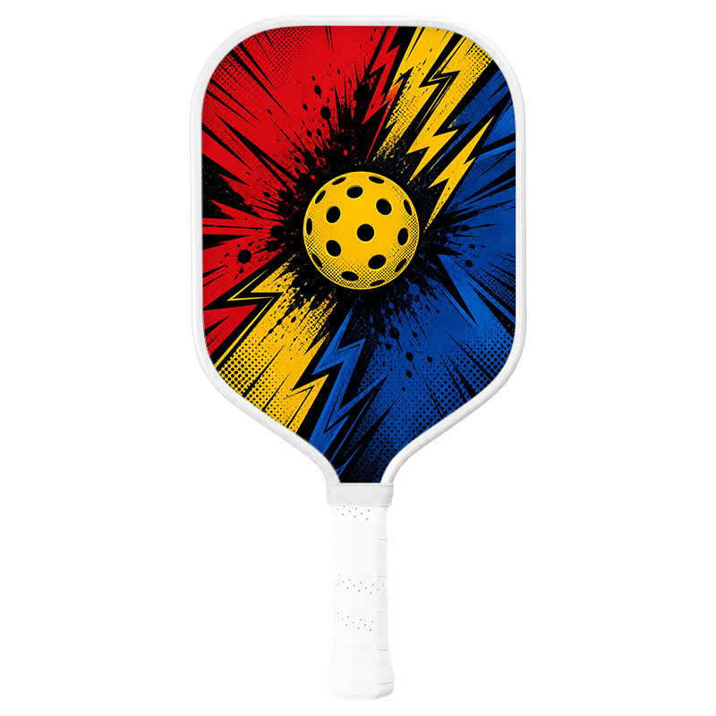 Dinkado 16mm T700 Carbon Fiber "Dink Shock" Pickleball Paddle – USA Pickleball Approved - Elongated - Carbon Fiber Face - Single Paddle - image 1