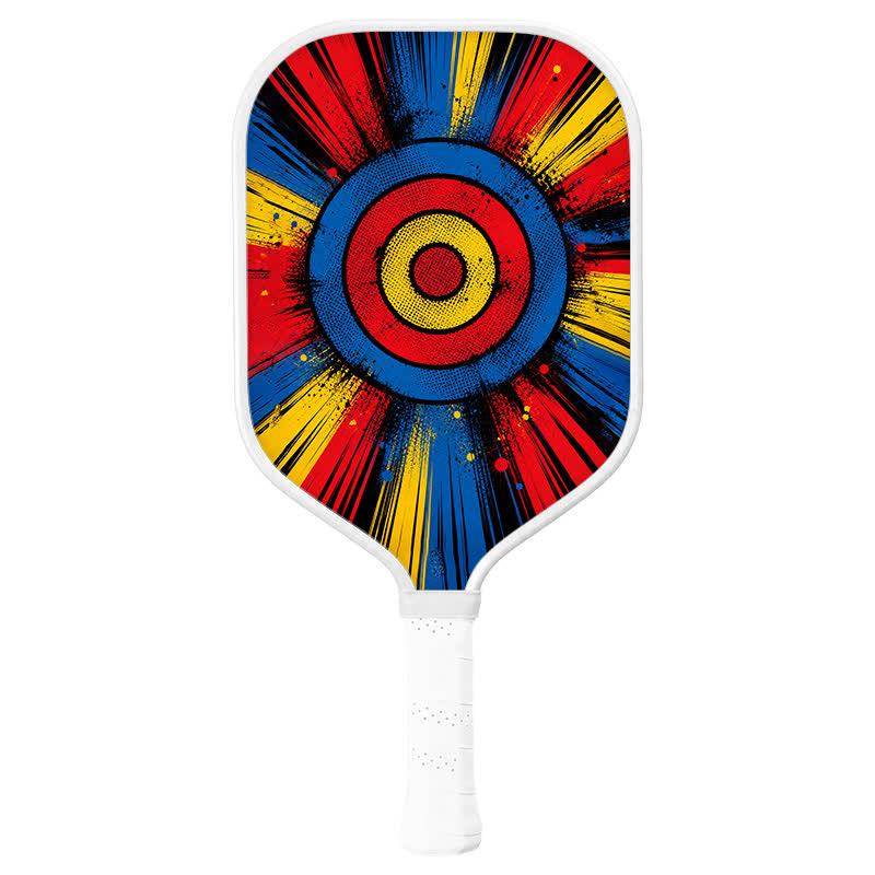 Dinkado 16mm T700 Carbon Fiber "Target Rush" Pickleball Paddle – USA Pickleball Approved - Elongated - Carbon Fiber Face - Single Paddle - image 1
