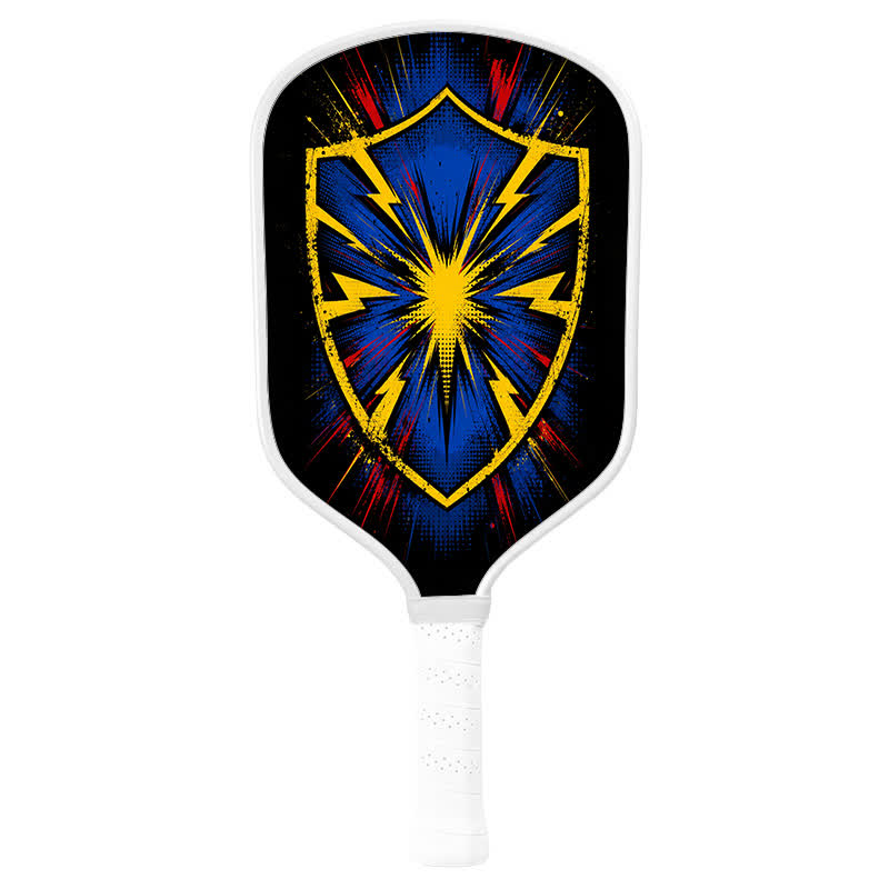 Dinkado 16mm T700 Carbon Fiber "Power Shield" Pickleball Paddle – USA Pickleball Approved - Traditional Round - Carbon Fiber Face - Single Paddle - image 2