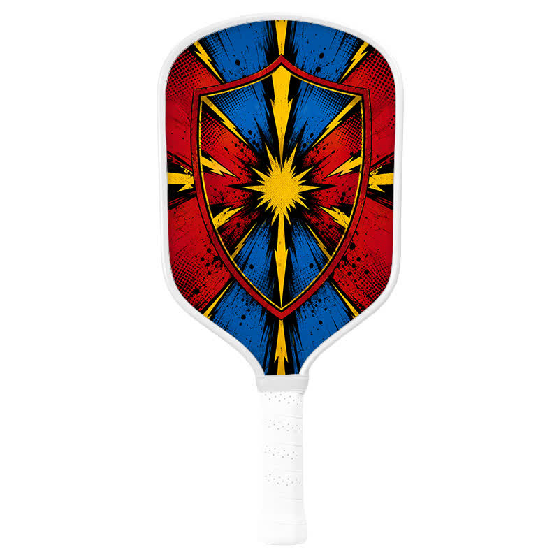 Dinkado 16mm T700 Carbon Fiber "Impact Shield" Pickleball Paddle – USA Pickleball Approved - Traditional Round - Carbon Fiber Face - Single Paddle - image 2