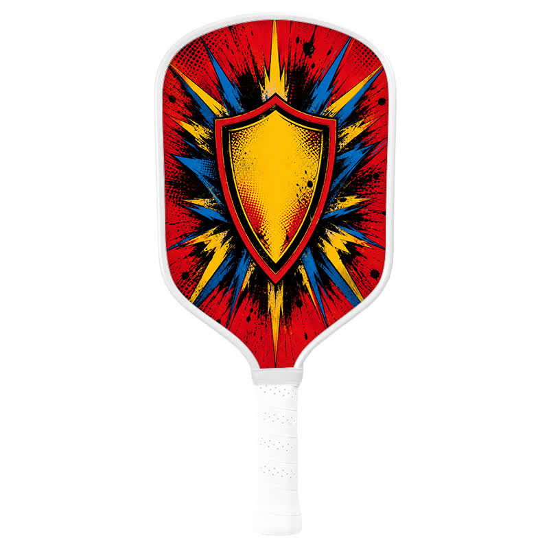 Dinkado 16mm T700 Carbon Fiber "Golden Guard" Pickleball Paddle – USA Pickleball Approved - Traditional Round - Carbon Fiber Face - Single Paddle - image 2