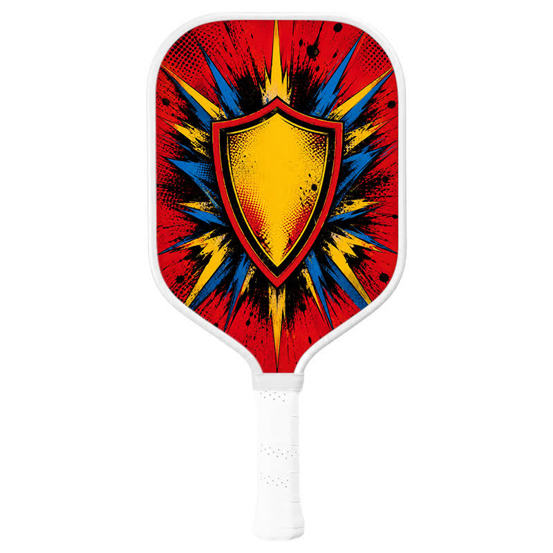 Dinkado 16mm T700 Carbon Fiber "Golden Guard" Pickleball Paddle – USA Pickleball Approved - Elongated - Carbon Fiber Face - Single Paddle - image 1