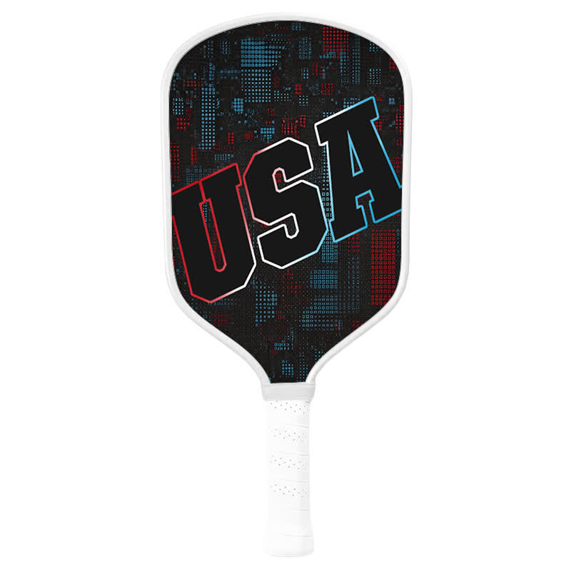 Dinkado 16mm T700 Carbon Fiber "USA Velocity" Pickleball Paddle – Original American Athletic Design, USA Pickleball Approved - Traditional Round - Carbon Fiber Face - Single Paddle - image 2