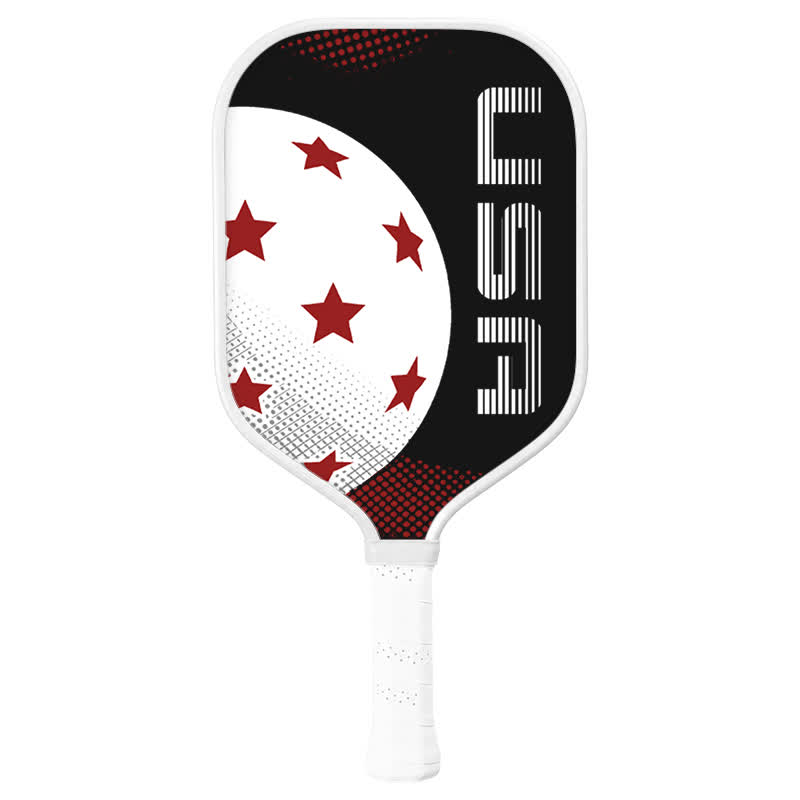 Dinkado 16mm T700 Carbon Fiber "Stars & Stripes" Pickleball Paddle – Original American Heritage Design, USA Pickleball Approved - Elongated - Carbon Fiber Face - Single Paddle - image 1