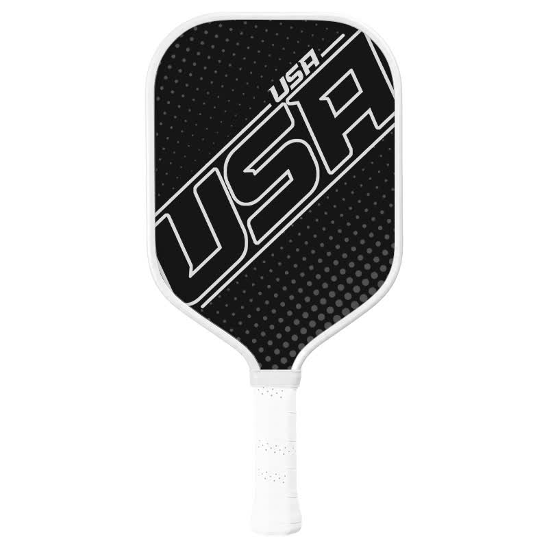 Dinkado 16mm T700 Carbon Fiber "Midnight USA" Pickleball Paddle – Original Athletic Graphic Design, USA Pickleball Approved - Elongated - Carbon Fiber Face - Single Paddle - image 1