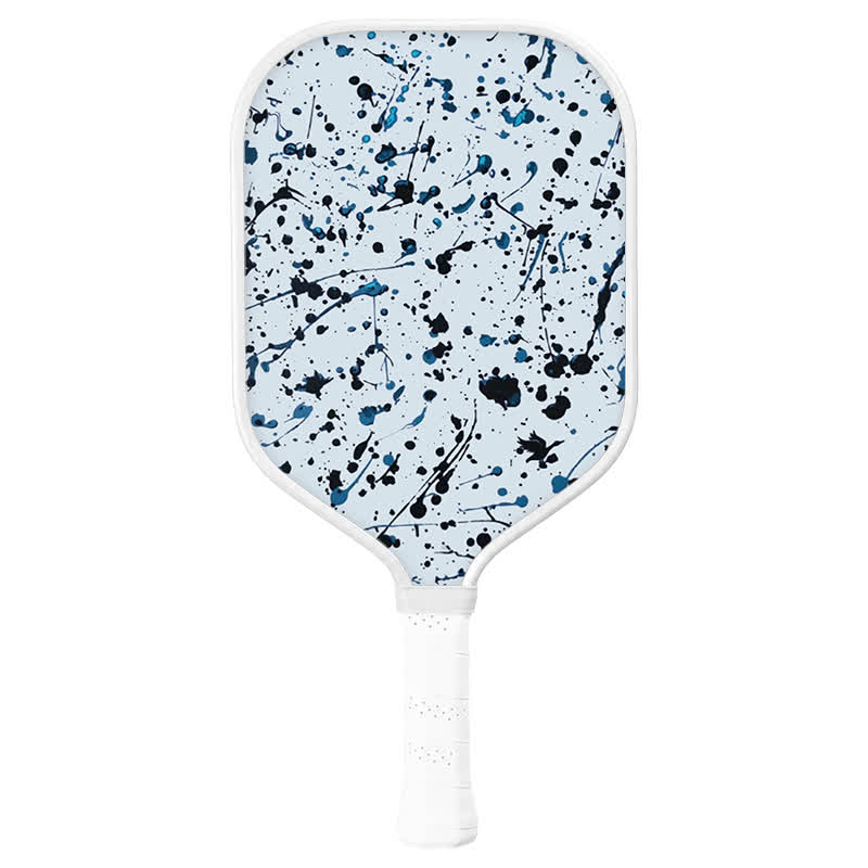 Dinkado 16mm Carbon Fiber Pickleball Paddle – T700 Carbon Paddle with Control & Spin, Urban Splash Series - Elongated - Carbon Fiber Face - Single Paddle - image 1
