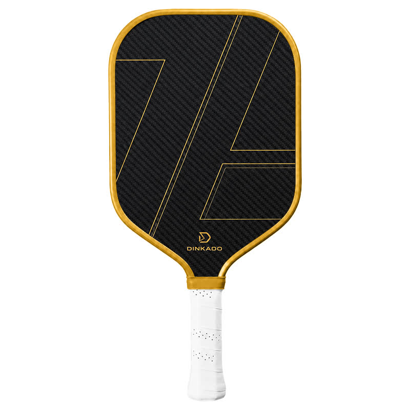Dinkado Pro Series 16mm Carbon Fiber Pickleball Paddle – Premium T700 Surface with Control & Spin - Yellow - Elongated Carbon Fiber - Single Paddle - image 20