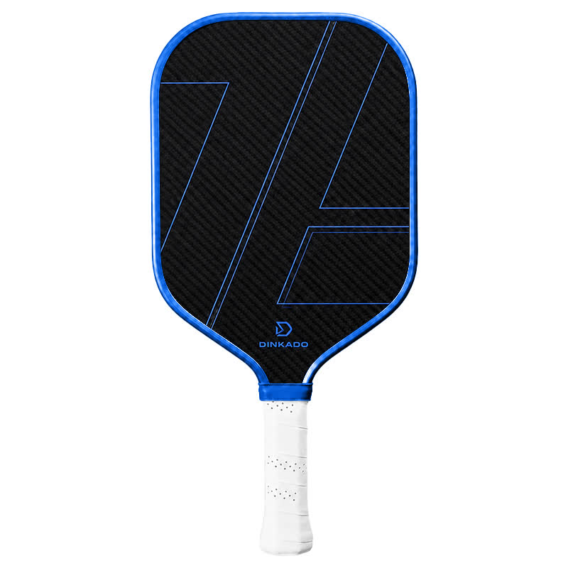Dinkado Pro Series 16mm Carbon Fiber Pickleball Paddle – Premium T700 Surface with Control & Spin - Blue - Elongated Carbon Fiber - Single Paddle - image 1
