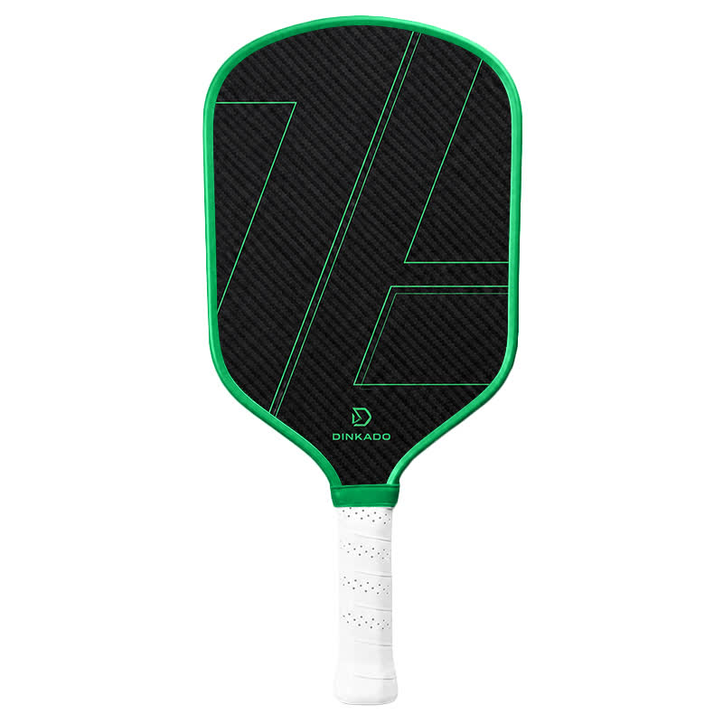 Dinkado Pro Series 16mm Carbon Fiber Pickleball Paddle – Premium T700 Surface with Control & Spin - Green - Round Carbon Fiber - Single Paddle - image 14