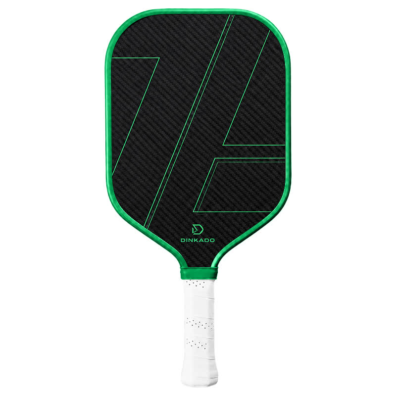 Dinkado Pro Series 16mm Carbon Fiber Pickleball Paddle – Premium T700 Surface with Control & Spin - Green - Elongated Carbon Fiber - Single Paddle - image 12