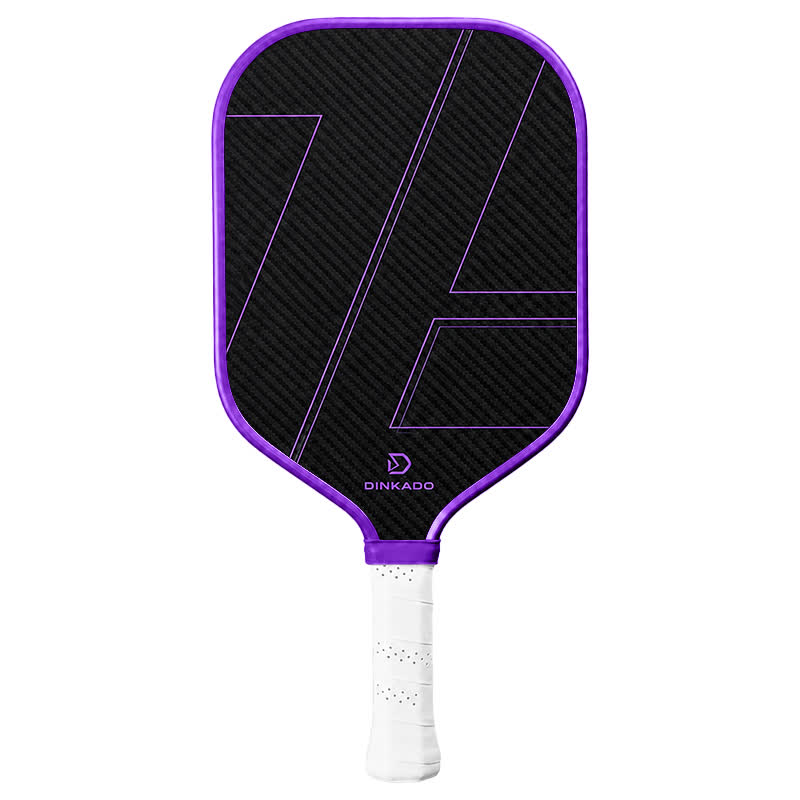 Dinkado Pro Series 16mm Carbon Fiber Pickleball Paddle – Premium T700 Surface with Control & Spin - Purple - Elongated Carbon Fiber - Single Paddle - image 28