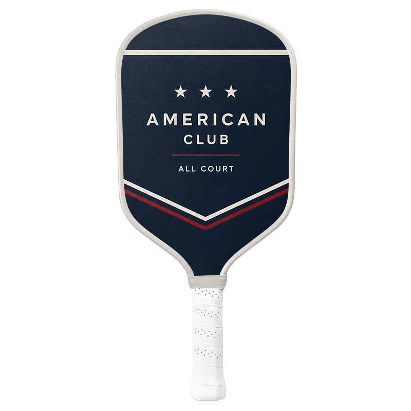 Dinkado American Club 16mm Pickleball Paddle – Classic All Court Performance Design - Traditional Round - Carbon Fiber Face - Single Paddle - image 10