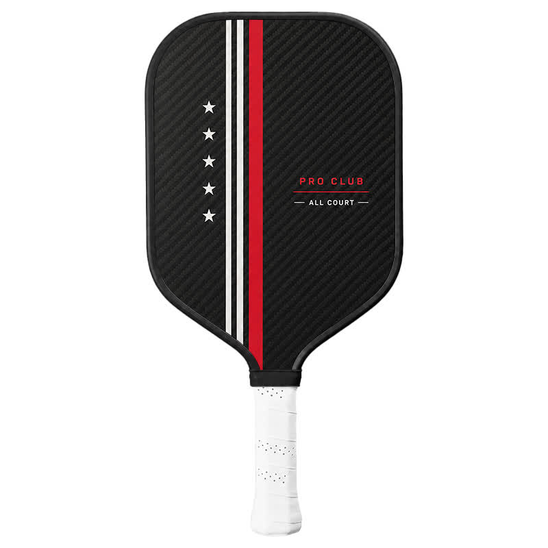 Dinkado Pro Club 16mm Pickleball Paddle – Performance Stripe Control & Spin Design - Elongated - Carbon Fiber Face - Single Paddle - image 1