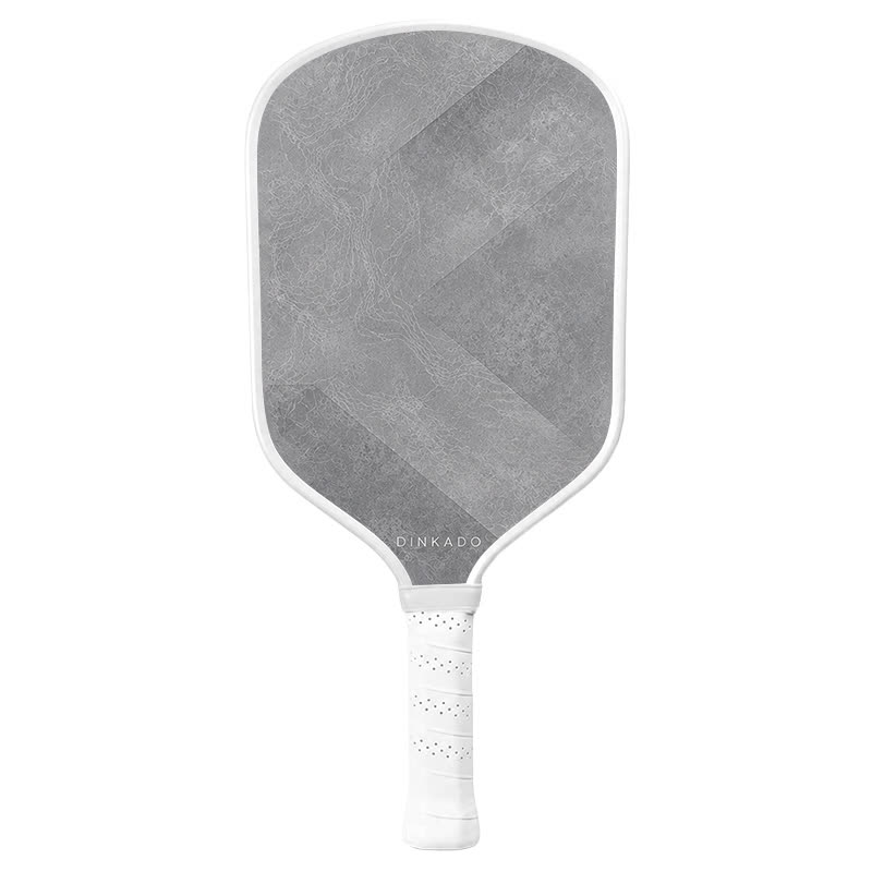 Dinkado Silver Terrain 16mm Pickleball Paddle – Minimalist Lightweight All Court Design - Traditional Round - Carbon Fiber Face - Single Paddle - image 10