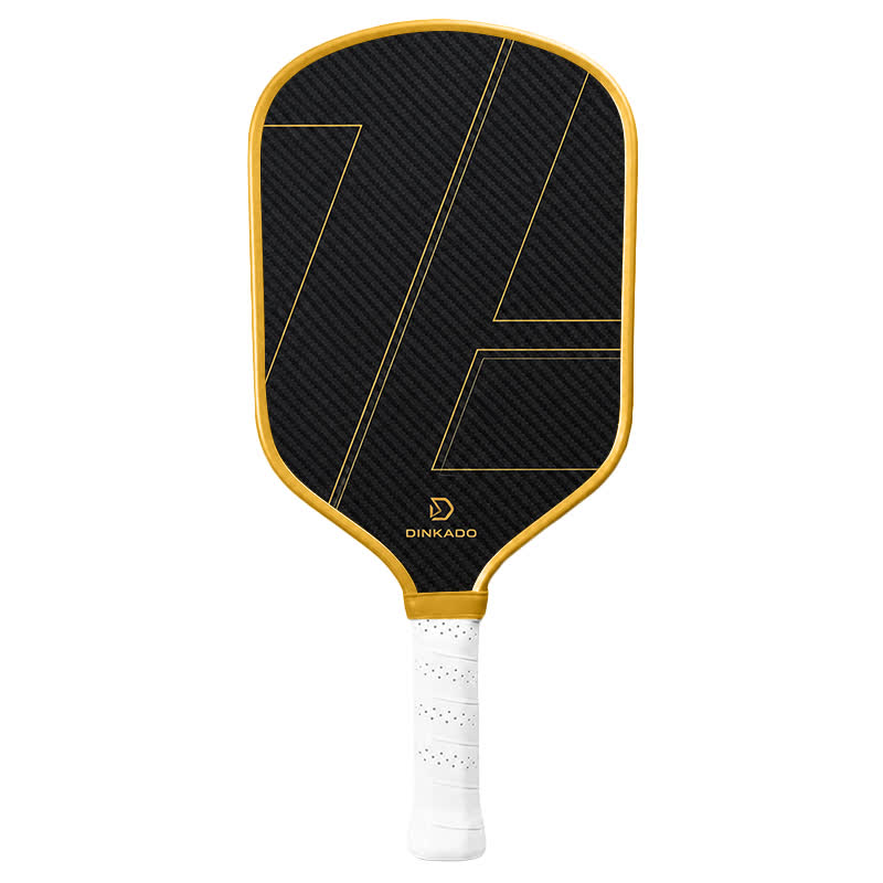 Dinkado Pro Series 16mm Carbon Fiber Pickleball Paddle – Premium T700 Surface with Control & Spin - Yellow - Round Carbon Fiber - Single Paddle - image 22