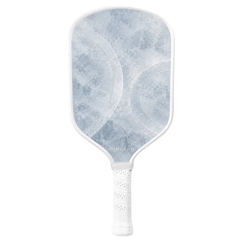 Dinkado Ice Court 16mm Pickleball Paddle – Lightweight Control All Court Design - Traditional Round - Carbon Fiber Face - Single Paddle - image 10