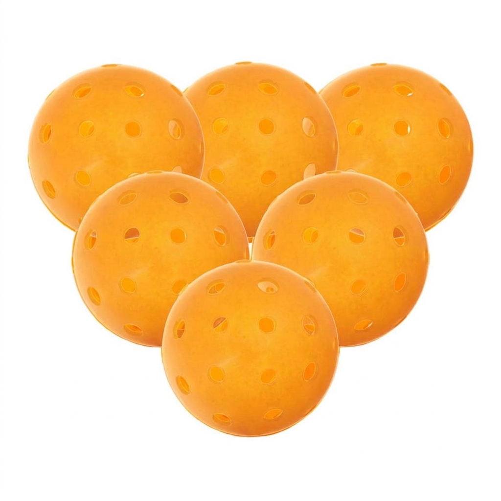 Indoor & Outdoor Pickleball Balls – Tournament Quality Tpe Balls For Training & Competition - Green - 6-pack - image 8