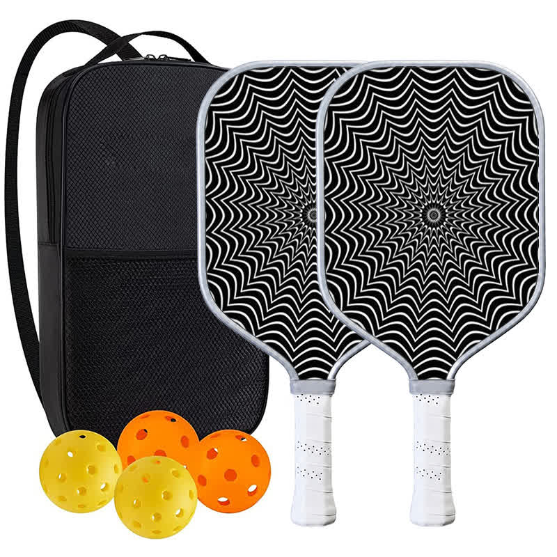 DINKADO Phantom Web™ Carbon Pickleball Paddle - Elongated - Carbon Fiber Face - 2-Paddle Set - image 6