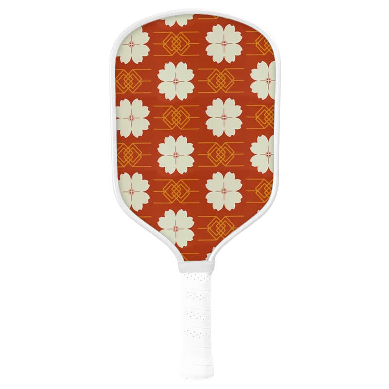 Dinkado 16mm Carbon Fiber Pickleball Paddle – T700 Carbon Paddle with Control & Spin, Heritage Floral Series - Traditional Round - Carbon Fiber Face - Single Paddle - image 10