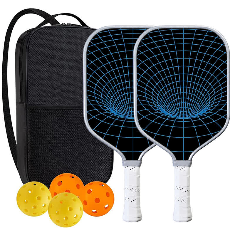 DINKADO Blue Portal™ Carbon Pickleball Paddle - Elongated - Carbon Fiber Face - 2-Paddle Set - image 6
