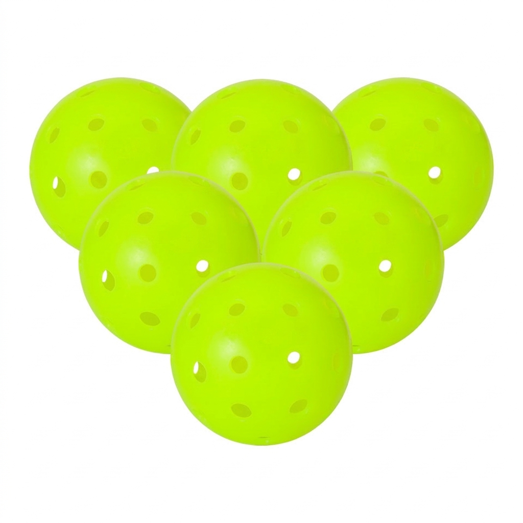 Indoor & Outdoor Pickleball Balls – Tournament Quality Tpe Balls For Training & Competition - Orange - 6-pack - image 7