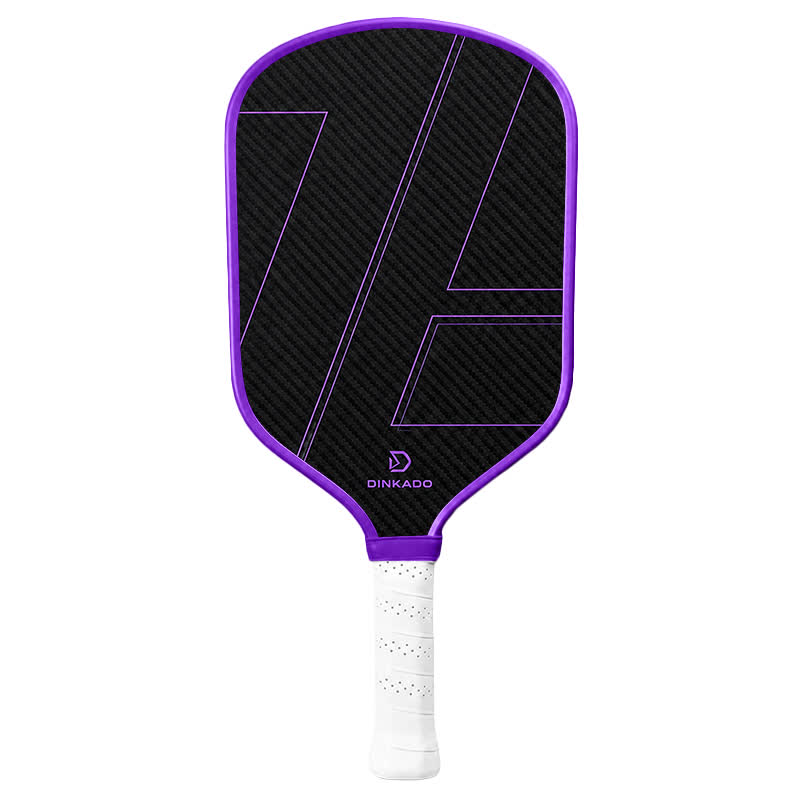 Dinkado Pro Series 16mm Carbon Fiber Pickleball Paddle – Premium T700 Surface with Control & Spin - Purple - Round Carbon Fiber - Single Paddle - image 30