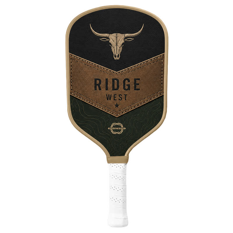Dinkado Ridge West 16mm Pickleball Paddle – Western Heritage All Court Design - Traditional Round - Carbon Fiber Face - Single Paddle - image 10