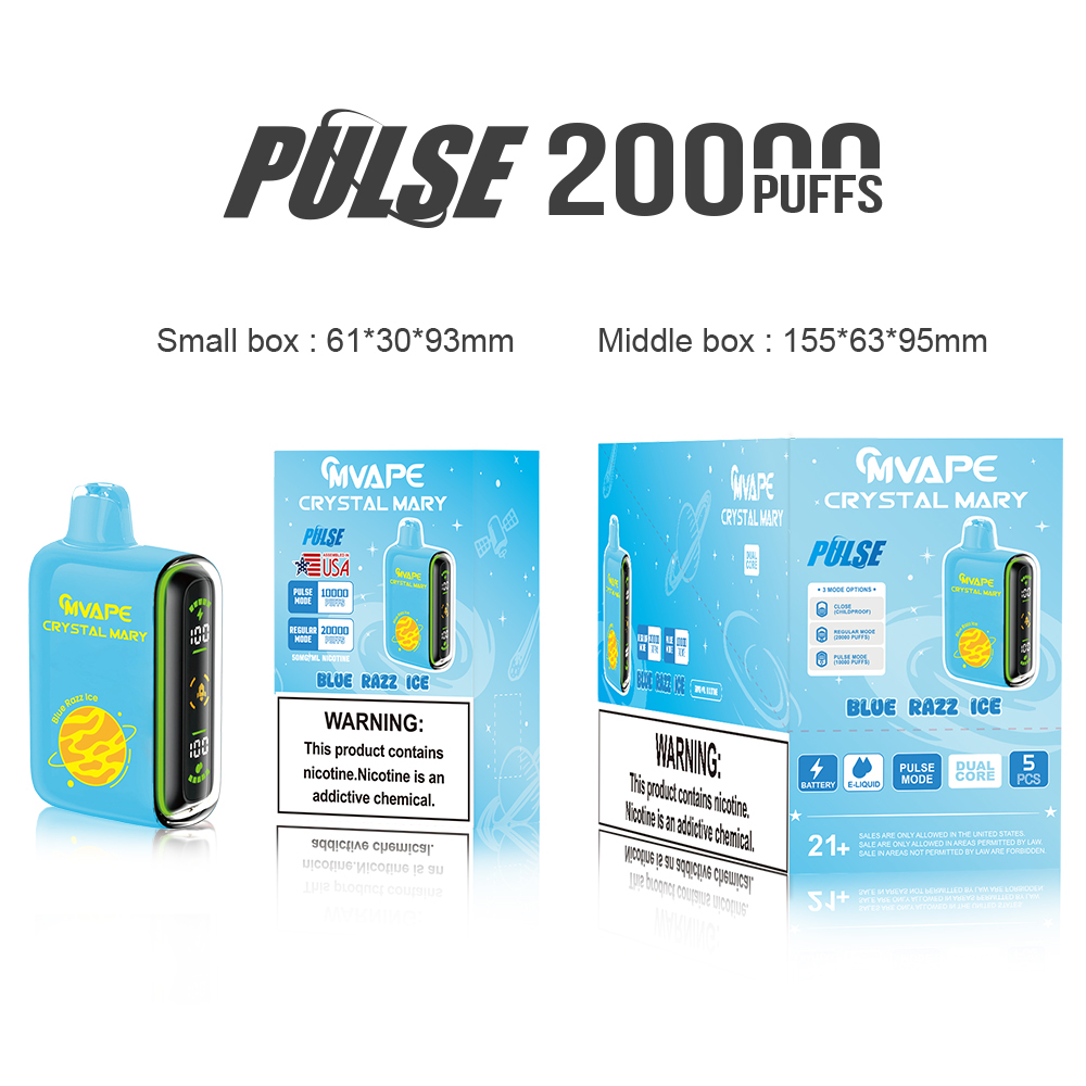  Blue Razz Ice Crystal Mary Pulse