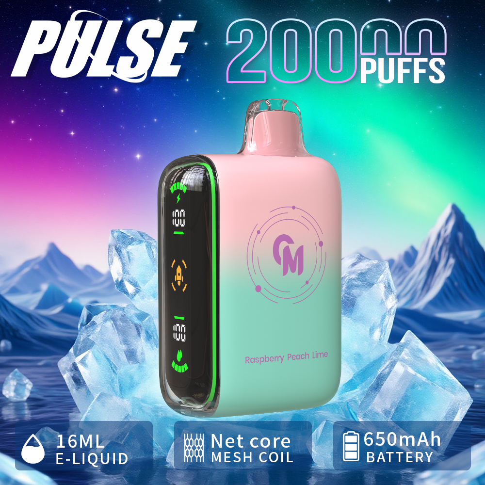 Raspberry Peach Lime Crystal Mary Pulse
